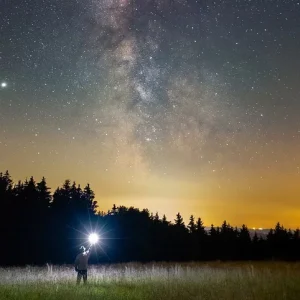 Starry skies, looking at the stars, astrology