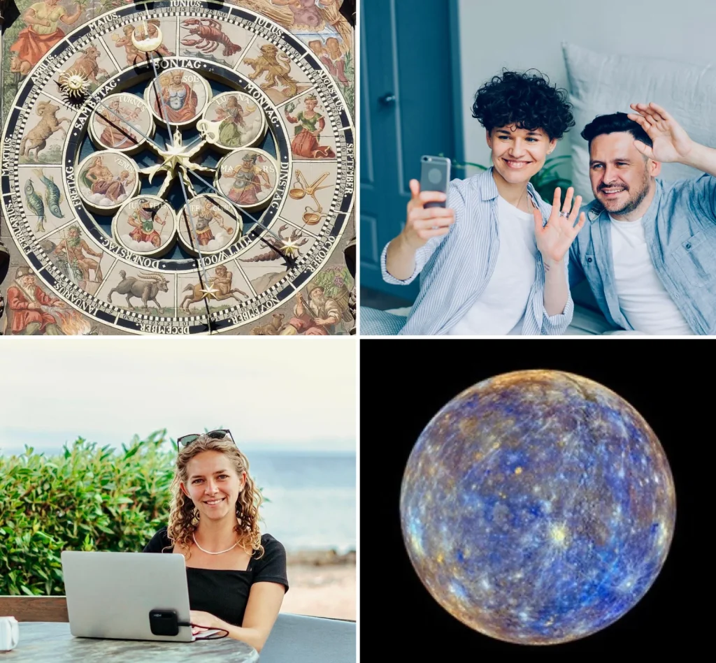 Astrology courses collage